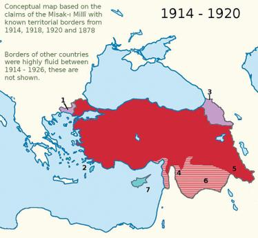 Χάρτης «Εθνικού Όρκου» των Τούρκων