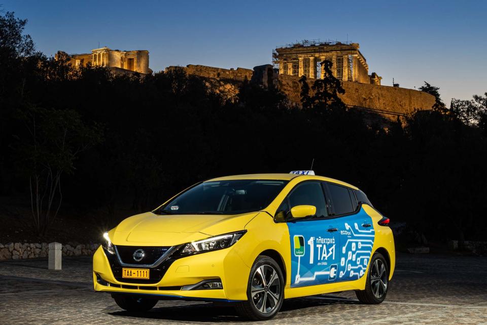 Nissan και Taxiplon κυκλοφορούν το πρώτο αμιγώς ηλεκτρικό ταξί στην Ελλάδα! 