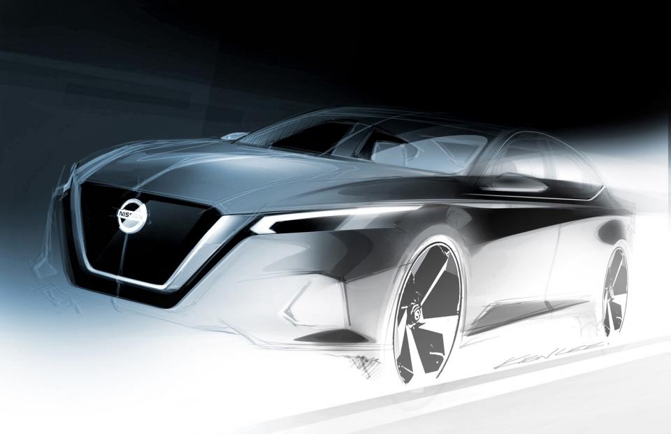 Δείτε το σκίτσο του νέου Altima που αποκάλυψε η Nissan