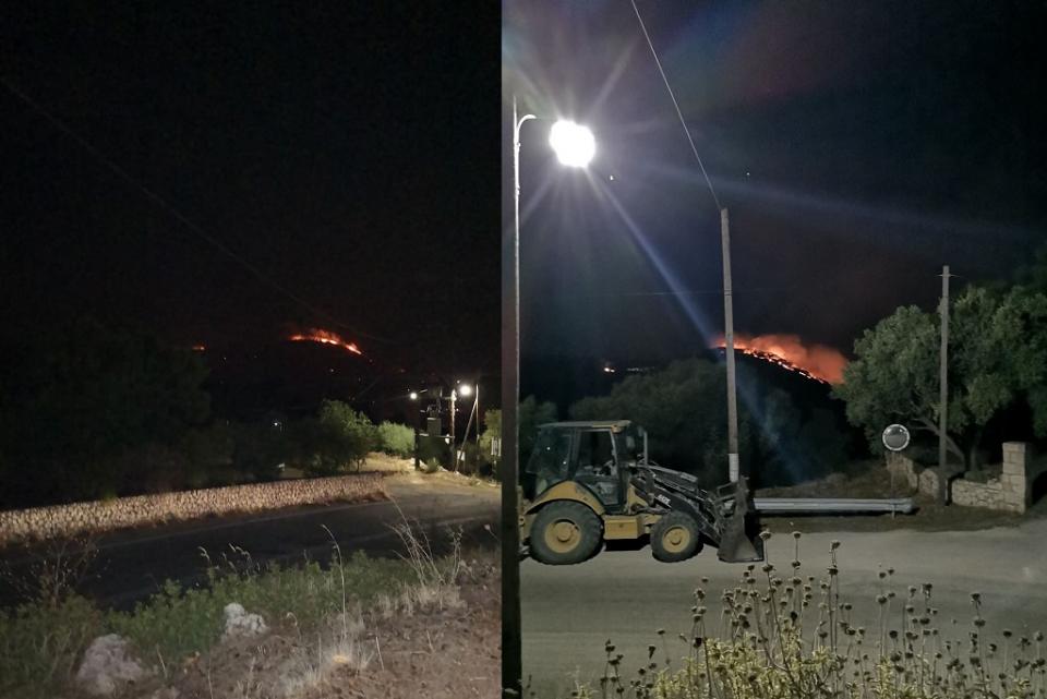Ζάκυνθος: Ολονύχτια μάχη με τις φλόγες (ΦΩΤΟ-ΒΙΝΤΕΟ)