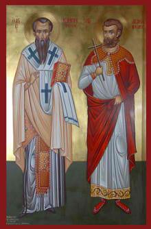 Άγιοι Κλήμης Επίσκοπος Αγκύρας και Αγαθάγγελος