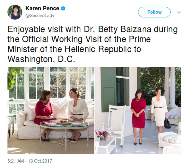 Η Μπέτυ Μπαζιάνα κέρδισε τις εντυπώσεις στον Λευκό Οίκο