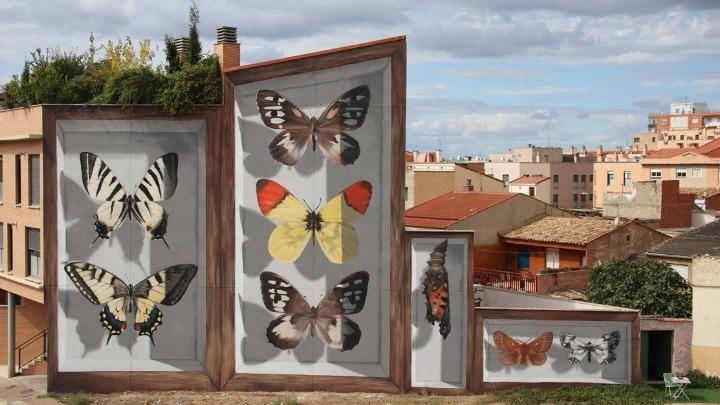 Γάλλος καλλιτέχνης δρόμου μετατρέπει κτίρια σε έργα τέχνης