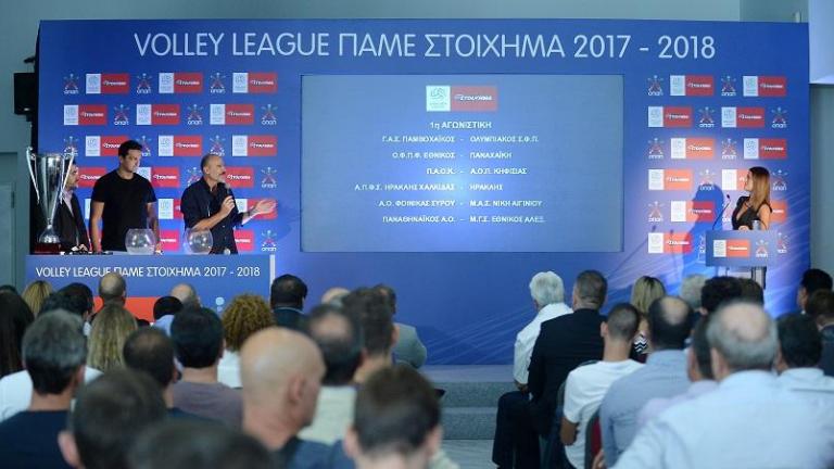 Το πρόγραμμα της Volley League