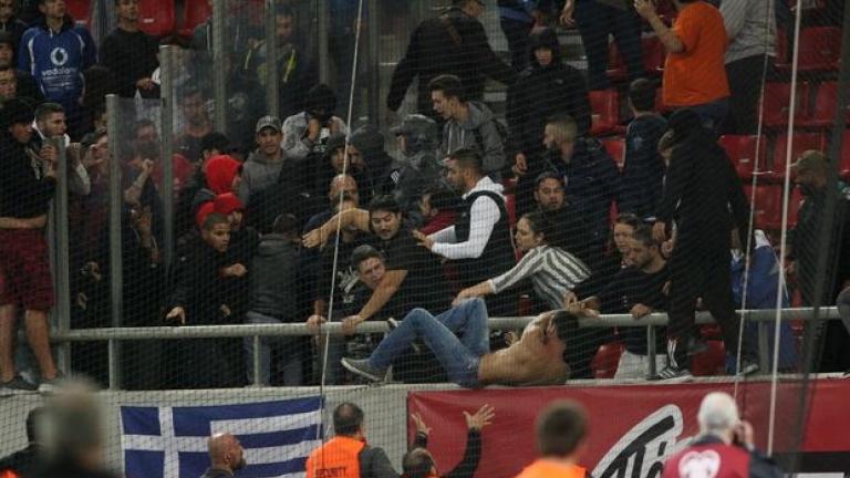 Απαράδεκτο επεισόδιο στον αγώνα της Εθνικής στο «Καραϊσκάκη»