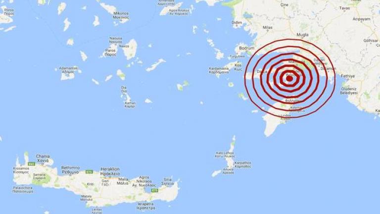 Σεισμός τώρα: Σεισμική δόνηση αισθητή στο νησί της Ρόδου πριν τα μεσάνυχτα