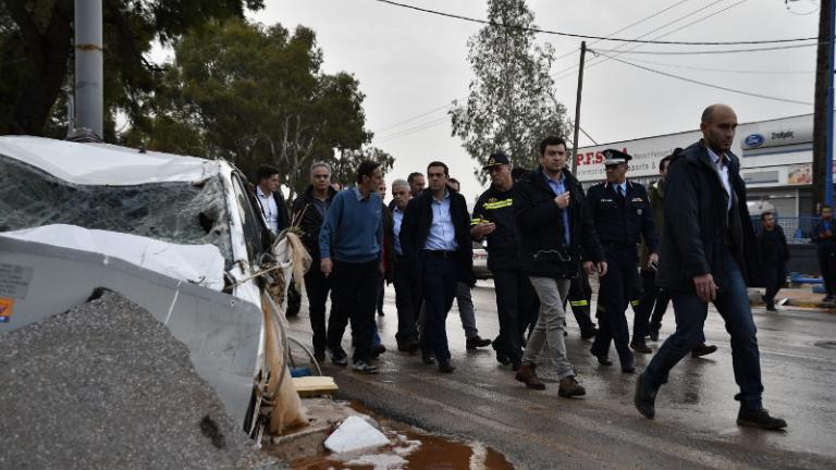 Κακοκαιρία Ευρυδίκη: Στην Μάνδρα με κλιμάκιο υπουργών και παραγόντων ο Αλέξης Τσίπρας (ΦΩΤΟ-ΒΙΝΤΕΟ)