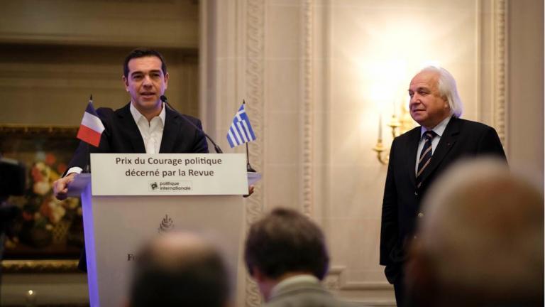 Αλ. Τσίπρας: Αυτό το βραβείο ανήκει όχι σε μένα αλλά στον ελληνικό λαό (ΦΩΤΟ)