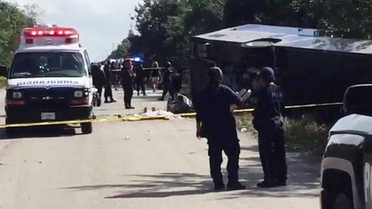 Τραγωδία στο Μεξικό - Πολύνεκρο δυστύχημα με τουριστικό λεωφορείο! (ΦΩΤΟ + ΒΙΝΤΕΟ)