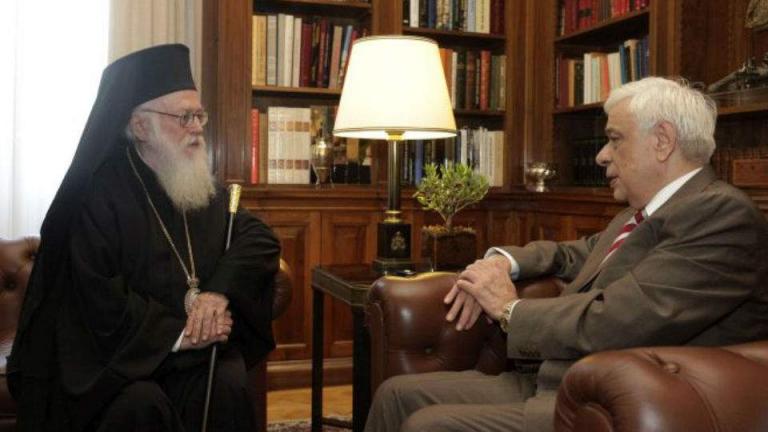 Τηλεφωνική επικοινωνία του Προέδρου της Δημοκρατίας με τον Αρχιεπίσκοπο Τιράνων
