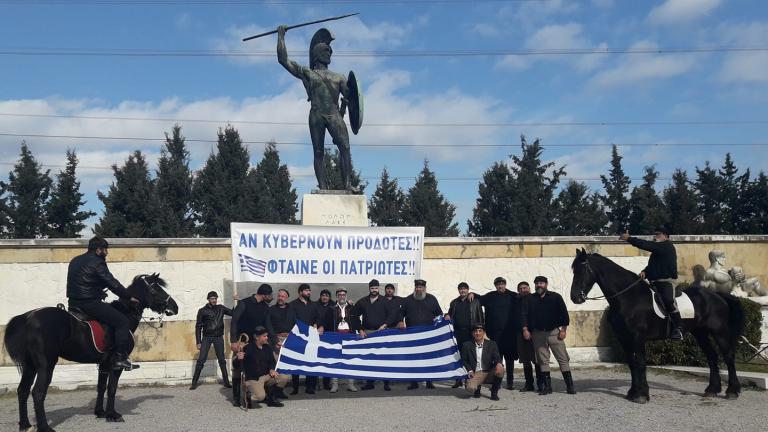 Και αλογατάρηδες της Κρήτης στο συλλαλητήριο στη Θεσσαλονίκη