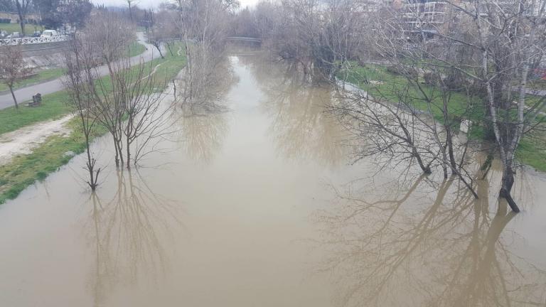 Πέρασε το όριο επιφυλακής η στάθμη του Πηνειού