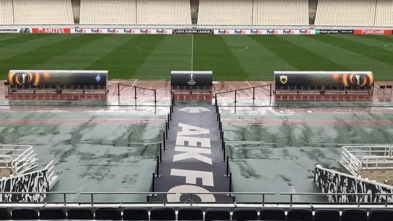 ΑΕΚ: Έτοιμο το ΟΑΚΑ για τη "μάχη" με τη Ντιναμό (ΦΩΤΟ)