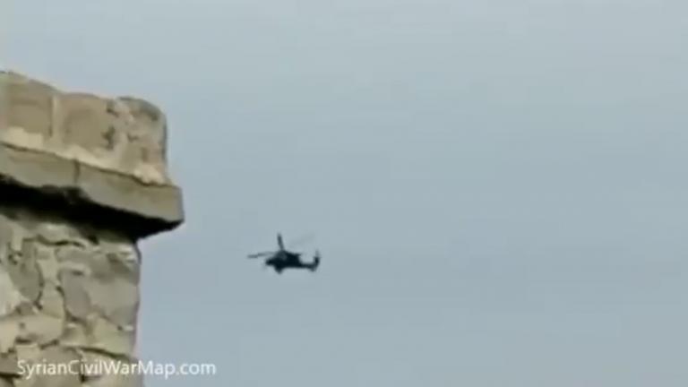 Κατάρριψη τουρκικού ελικοπτέρου στη Συρία 