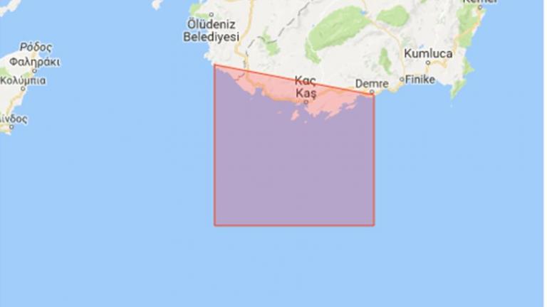 Μετά το σοβαρότατο περιστατικό στα Ίμια, οι Τούρκοι  δεσμεύουν με NAVTEX την θαλάσσια περιοχή της Μεγίστης