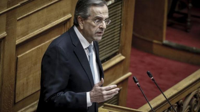 Βουλή-Novartis: Σαμαράς: Εκτός από την προσωρινή διακυβέρνηση ο ΣΥΡΙΖΑ θέλει να πάρει την εξουσία για πάντα