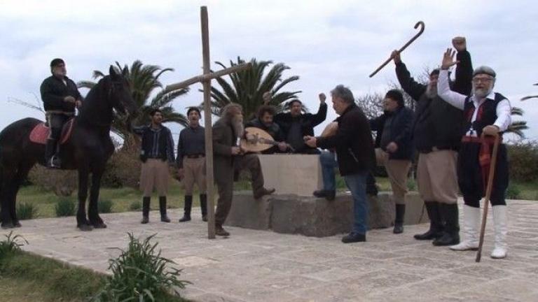  Ο Ψαραντώνης από τον τάφο του Καζαντζάκη εμψυχώνει τους Έλληνες ενόψει του συλλαλητηρίου