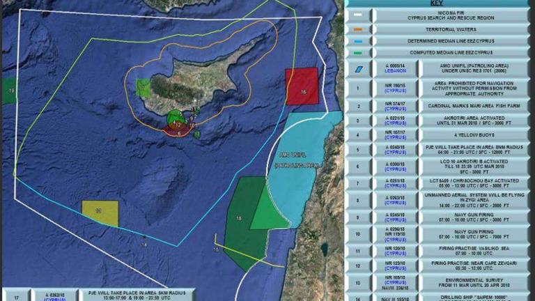 «Αστακός» η Κύπρος - Περικυκλωμένη από πολεμικές ναυτικές δυνάμεις (ΧΑΡΤΗΣ)