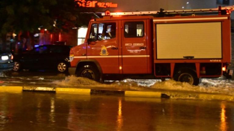 Η κακοκαιρία σαρώνει την Θάσο 