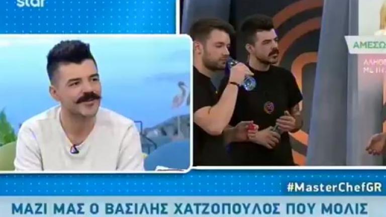 MasterChef: Βασίλης Χατζόπουλος: Απάντησε για υο ειδύλλιο με την Ηλέκτρα Τσουρουνάκη