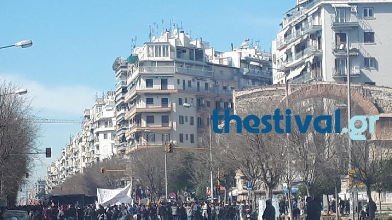  Θεσσαλονίκη: Πορεία στο κέντρο της πόλης από αντιεξουσιαστές των Βαλκανίων