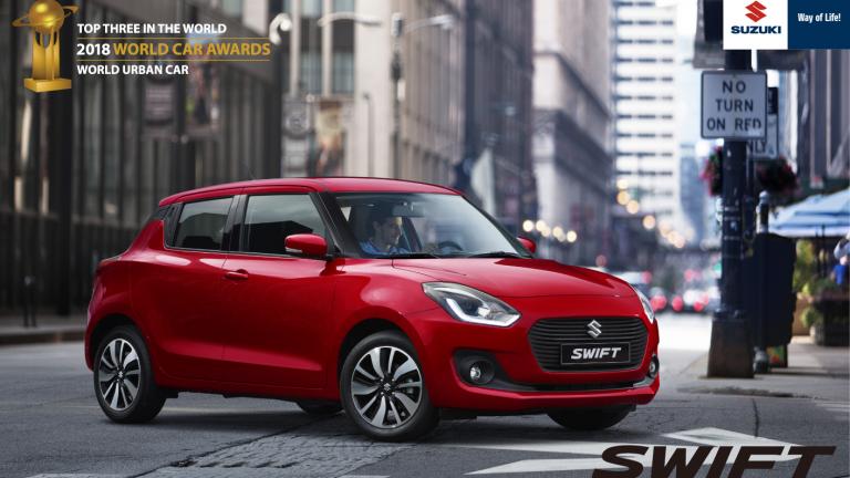 Φιναλίστ του World Urban Car 2018 το Suzuki SWIFT 