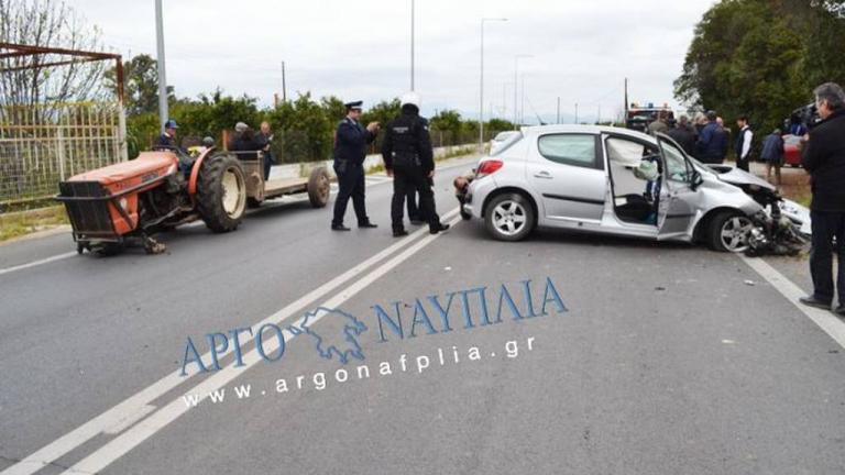 Τραγωδία με σφοδρό τροχαίο δυστύχημα και έναν νεκρό το μεσημέρι της  Κυριακής (25/03), έξω από το Ναύπλιο (ΦΩΤΟ)