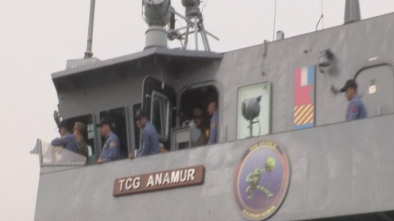 Τουρκικό πολεμικό πλοίο στον Ισθμό της Κορίνθου! (ΦΩΤΟ+ΒΙΝΤΕΟ)