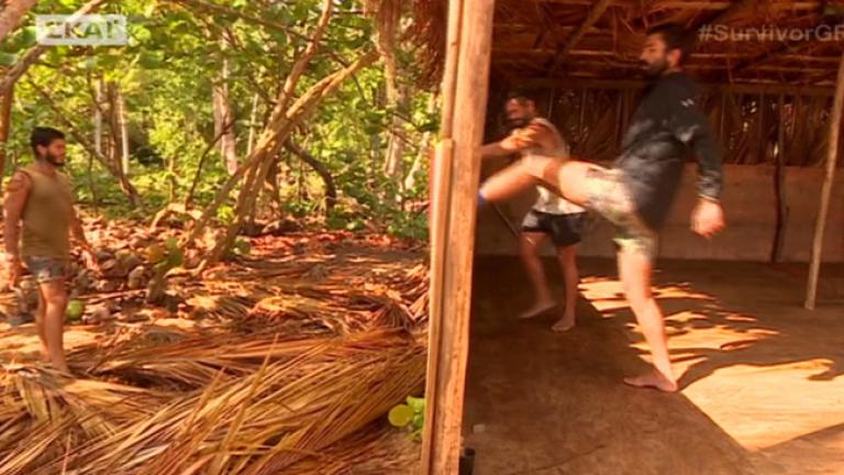 Survivor: Διέλυσαν την καλύβα τους οι Μαχητές! (ΒΙΝΤΕΟ)