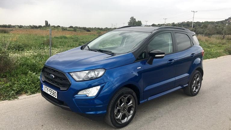 Δοκιμή του νέου Ford EcoSport 1.0 ΕcoBoost ST Line με τα 140 ps