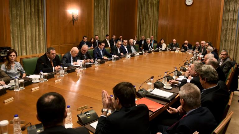 Συνεδρίαση του υπουργικού συμβουλίου για οικονομία και εθνικά θέματα