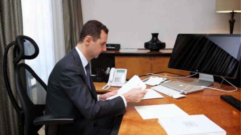 Ο Ασαντ πιάνει δουλειά σαν να μην τρέχει τίποτα (ΒΙΝΤΕΟ)