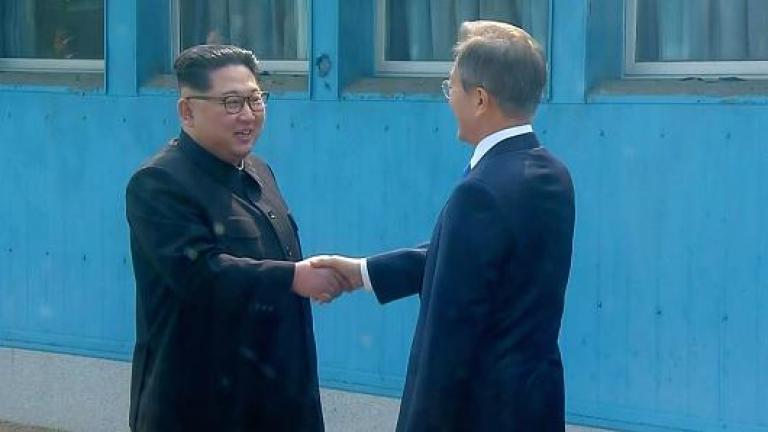 Ιστορική συνάντηση στην Κορεατική Χερσόνησο, «στο όριο μιας νέας ιστορίας» - Ο Κιμ στη Νότια Κορέα (ΒΙΝΤΕΟ)