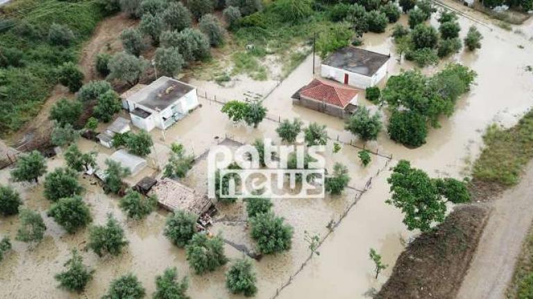 Πνίγηκε η Ηλεία - Κινδύνευσε τετραμελής οικογένεια (ΦΩΤΟ-ΒΙΝΤΕΟ)