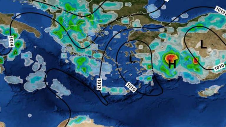 Καιρός: Η εξέλιξη του «Μίνωα» έως και την Τρίτη 19 Ιουνίου 2018