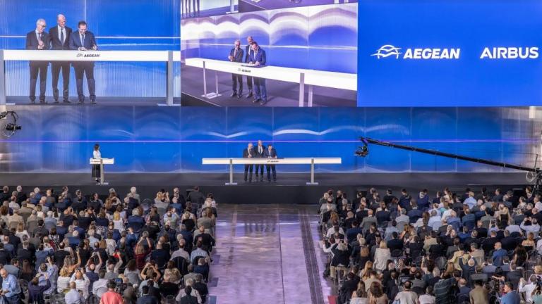 Η AEGEAN επενδύει στο μέλλον-Υπέγραψε με την Airbus παραγγελία 42 νέων αεροσκαφών Α320 neo