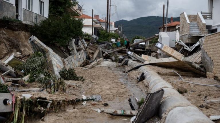 Μεγάλες καταστροφές απότ ην κακοκαιρία στα Βρασνά Θεσσαλονίκης