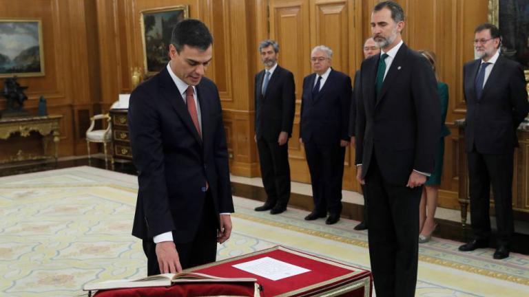 Ισπανία: Ο Πέδρο Σάντσεθ ορκίστηκε πρωθυπουργός