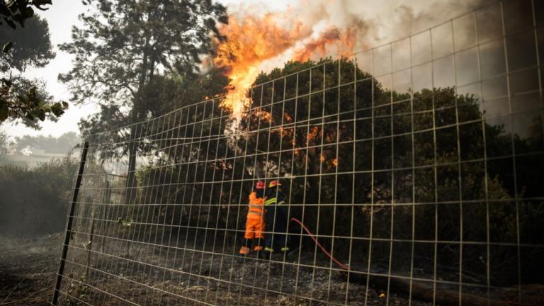 Σε πλήρη εξέλιξη οι μεγάλες πυρκαγιές σε  Καλλιτεχνούπολη και Κινέτα