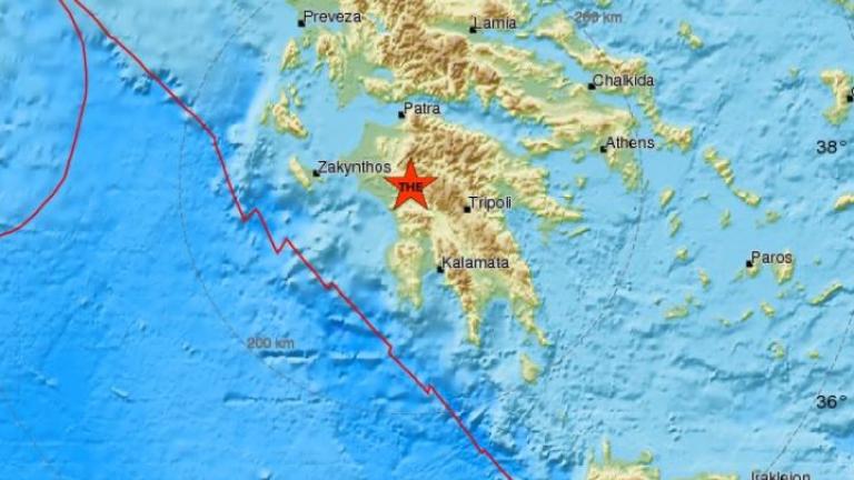 Σεισμός αισθητός σε Ηλεία, Αρκαδία και Αχαΐα