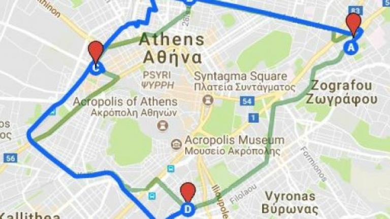 Έως τις 20 Ιουλίου θα ισχύει ο δακτύλιος στο κέντρο της Αθήνας	