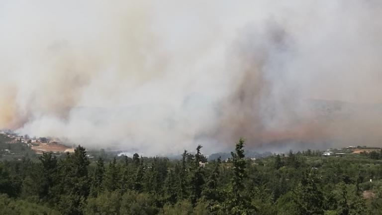 Χανιά: Ανεξέλεγκτη  φωτιά κοντά στην Εθνική οδό! Έκαψε σπίτια στον Αποκόρωνα (ΦΩΤΟ-ΒΙΝΤΕΟ)