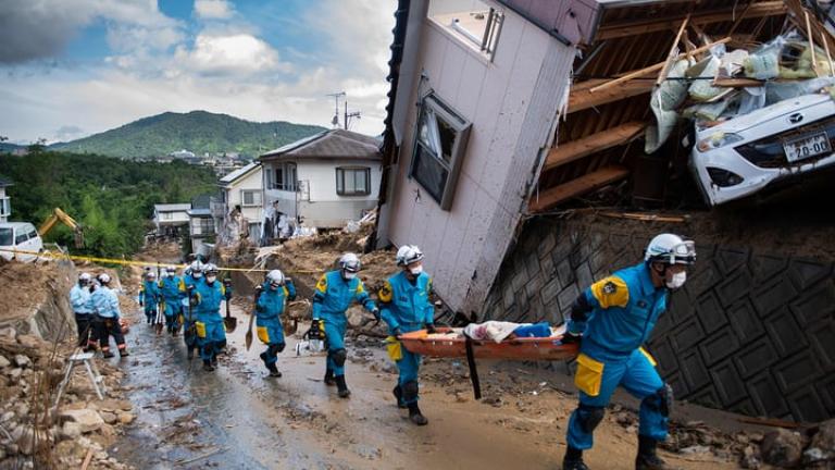 Iαπωνία: 156 οι νεκροί από τις πλημμύρες (ΦΩΤΟ)