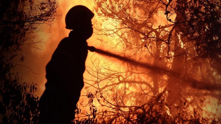 Μεγάλη πυρκαγιά στην Σκόπελο-Κατακαίει πεύκα