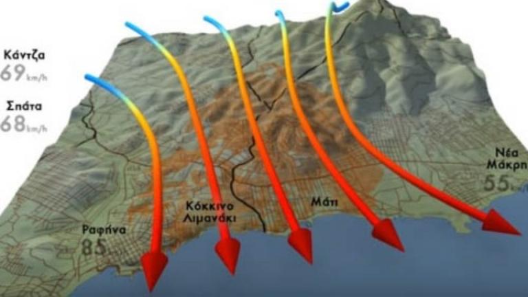 Αστεροσκοπείο Αθηνών: Άνεμοι με μέση ταχύτητα 55 χλμ, ριπές πάνω από 120 χλμ 