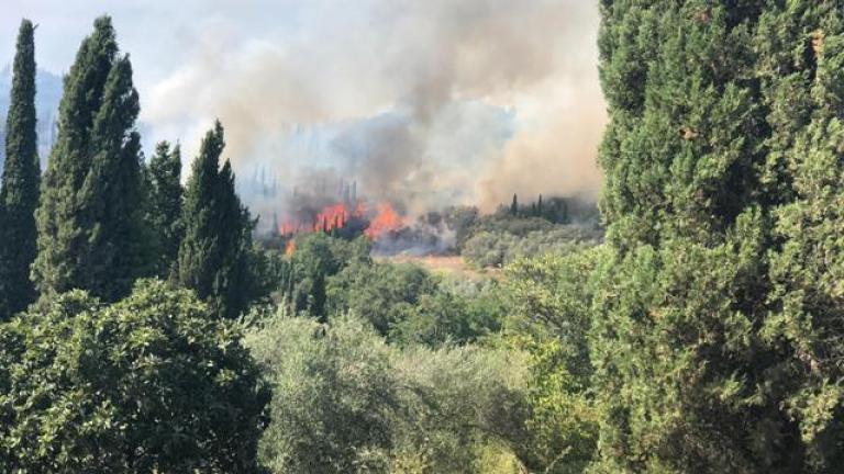 Υπό έλεγχο η φωτιά στους Ραχτάδες στην Κέρκυρα 