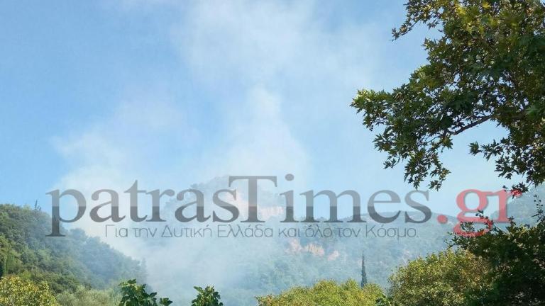 Πάτρα: Σε εξέλιξη πυρκαγιά στο Άνω Καστρίτσι 