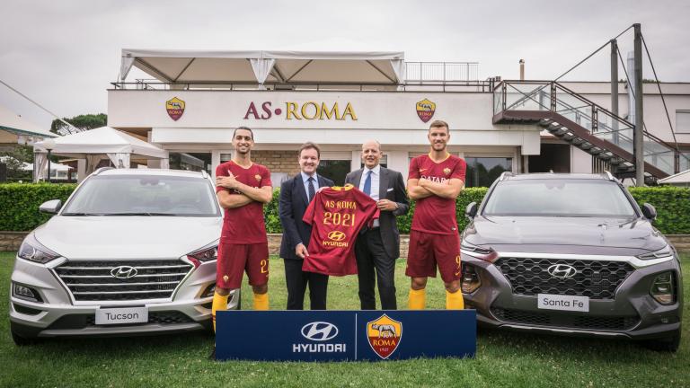 Το λογότυπο της Hyundai θα εμφανίζεται στην πίσω όψη των εμφανίσεων της AS Roma στους εντός έδρας αγώνες της ομάδας την επόμενη σεζόν