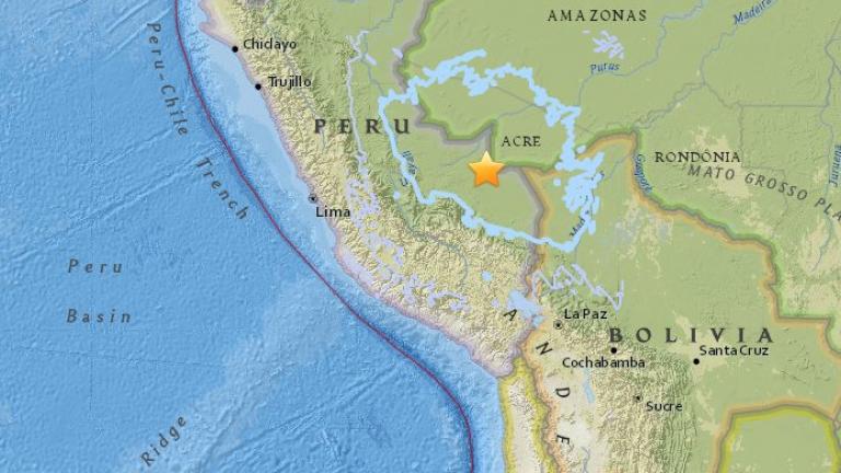  Σεισμός 7,1 βαθμών σημειώθηκε στο Περού 