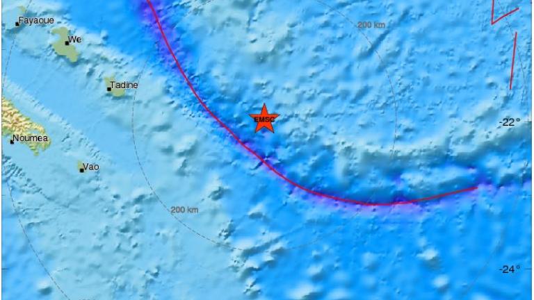 Σεισμός τώρα: Νέος ισχυρός υποθαλάσσιος σεισμός μεγέθους 7 βαθμών σημειώθηκε κοντά στη Νέα Καληδονία